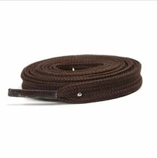 Dark Brown Flat Replacement Shoe Laces Strings Work Casual Boot Sneakers 5001