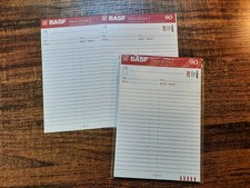 25x Audiokassetten Inlay (J-Cards) BASF Ferro...