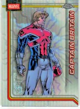 2026 Topps Chrome Marvel Comics #20 Captain Britain Storm's Lightning Refractor