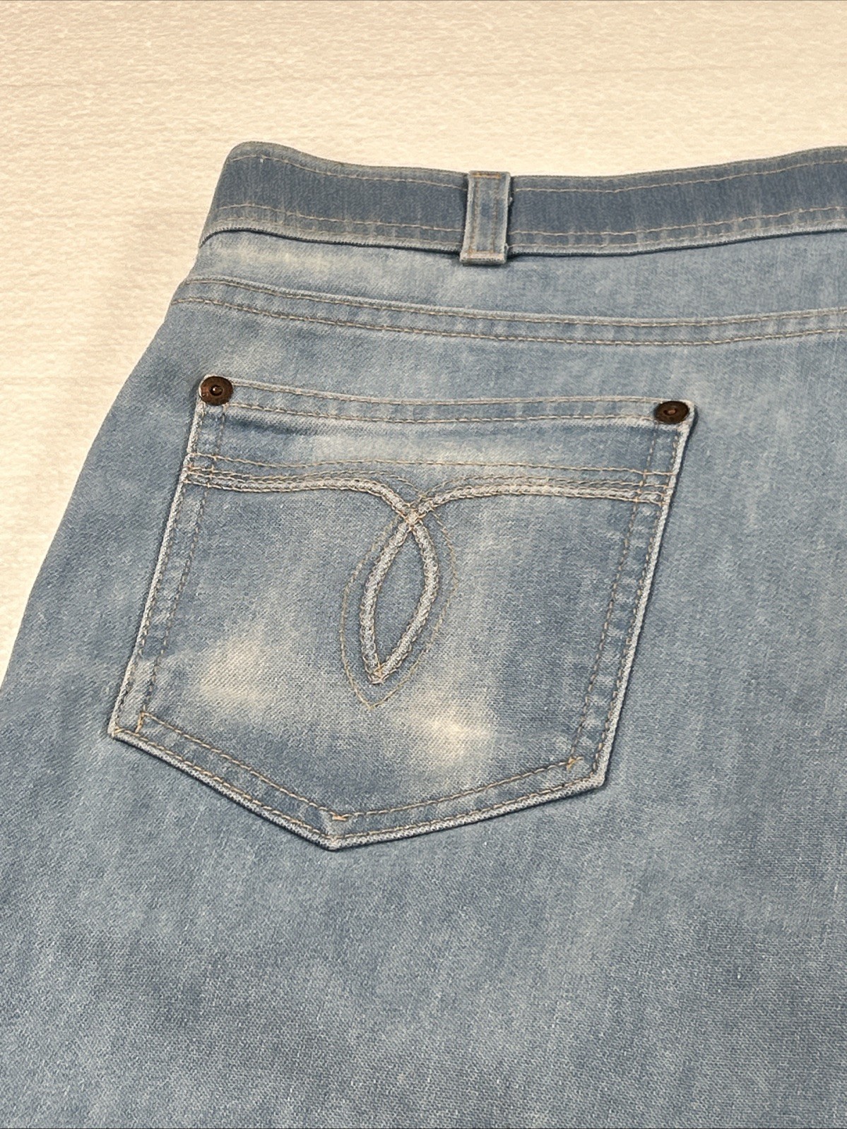 Levi's With A Skosh More Jeans Men 36 x 32 Denim Relaxed Fit Orange Tab Vintage thumbnail 8