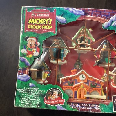 Mr. Christmas Mickey's Clock Shop FOR PARTS | eBay