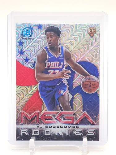 VJ EDGECOMBE 2025-26 BOWMAN CHROME MEGA ROOKIES MOJO REFRACTOR #MR-3 76ERS Q7634