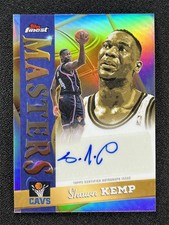 2025-26 Topps Finest Shawn Kemp #MA-SK Silver Refractor Masters Auto Cavaliers