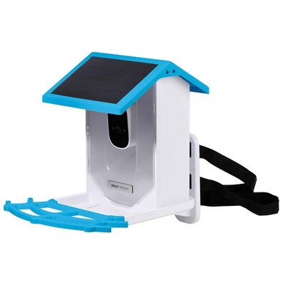 Dobar Vogel-Futterhaus EAZY mit Solarpanel und WiFi-Kamera