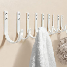 10-Pack Wall Hooks for Towel/Coat - 22LB Heavy Duty Metal Hanger Wall Mount, for