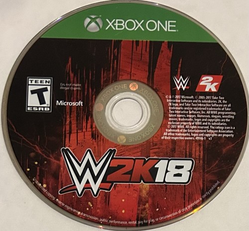 WWE 2K18 (Microsoft Xbox One) DISC ONLY | NO TRACKING | M2016