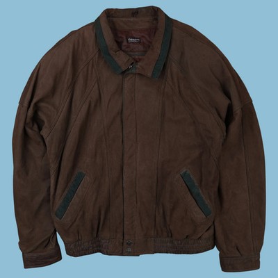 Vintage Adventure Bound Wildleder Lederjacke - XL
