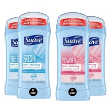 Suave Deodorant Women, Antiperspirant, Powder and Fresh Bundle, 48-Hour Odor...