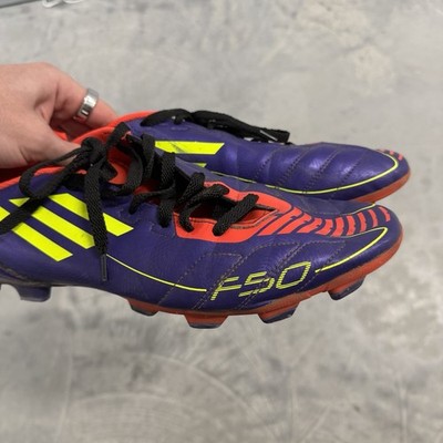 Adidas adizero F50 Leather FG Cleats Size 13 Messi Purple boots