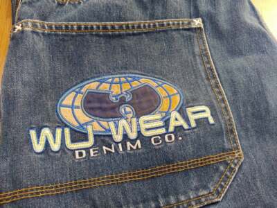 WU WEAR デニム【W38】 Wu-Wear CLAN Hip Hop Rap Blue Jeans Vintage 90s WU-TANG