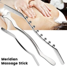 Stainless Steel Massage Stick Myofascial Release Stomach Waist Back Leg Massage