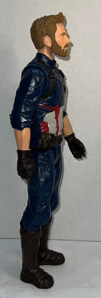 FIGURA DE ACCIÓN MARVEL AVENGERS INFINITY WAR TITAN HERO POWER FX CAPITÁN AMERICA 12" Foto 4 de 4