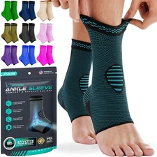 Foot & Ankle Brace Socks Compression Sleeve Women & Men Sports Running