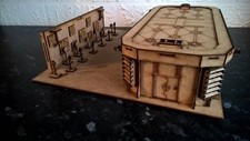 Firing range table top 28mm wargame infinity building terrain scenary Legion