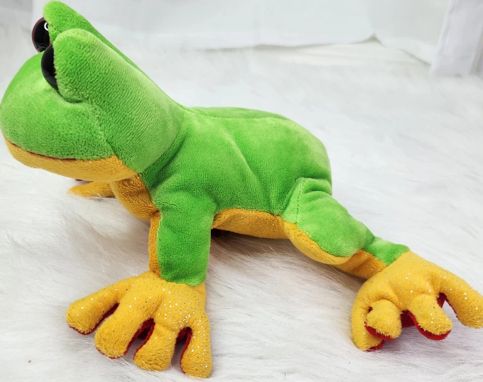 Ganz Webkinz Tree Frog Plush Tropical Stuffed Animal Wild Nature Soft Toy - Image 2 of 4