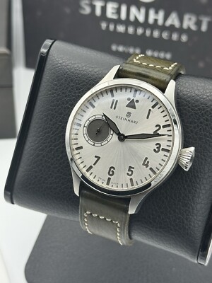 Wrist Nav B Uhr STEINHART B-UHR SILVER LIMITED EDITION 216/333