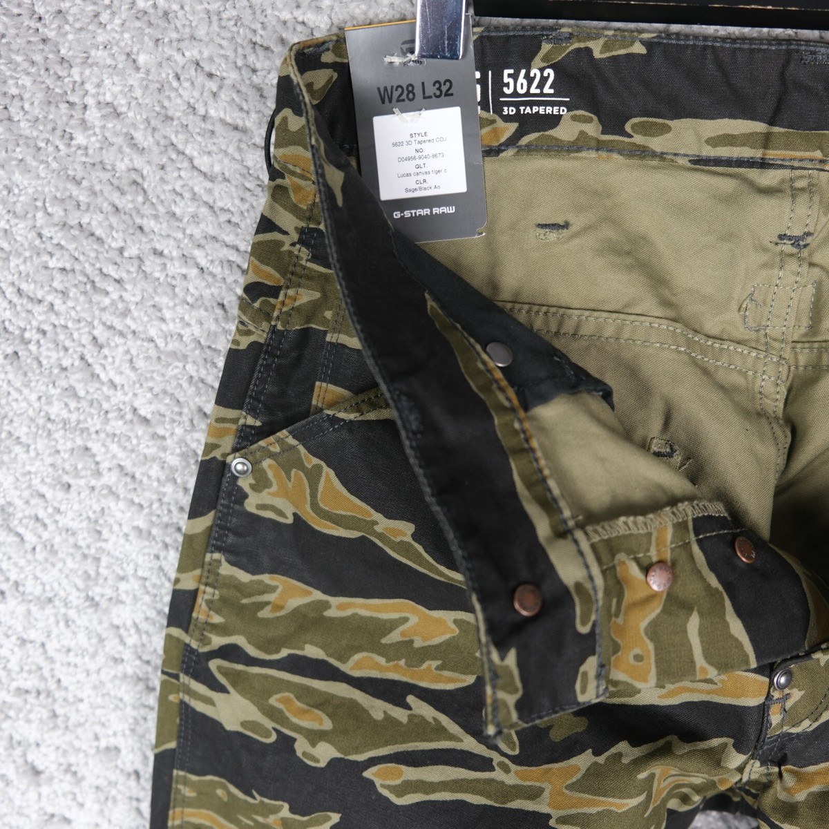 G-STAR RAW ELWOOD X25 MEN 5622 3D TAPERED W28 L32 MORO CAMO G-STAR RAW ELWOOD X25 MEN 5622 3D TAPERED W28 L32 MORO CAMO