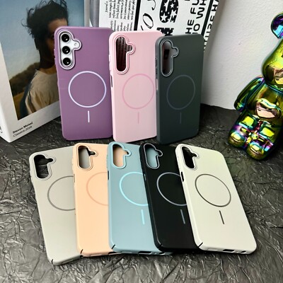 Mag safe Magnetic Shockproof  PC Hard Case for Samsung Galaxy A16 A15 A56 5G