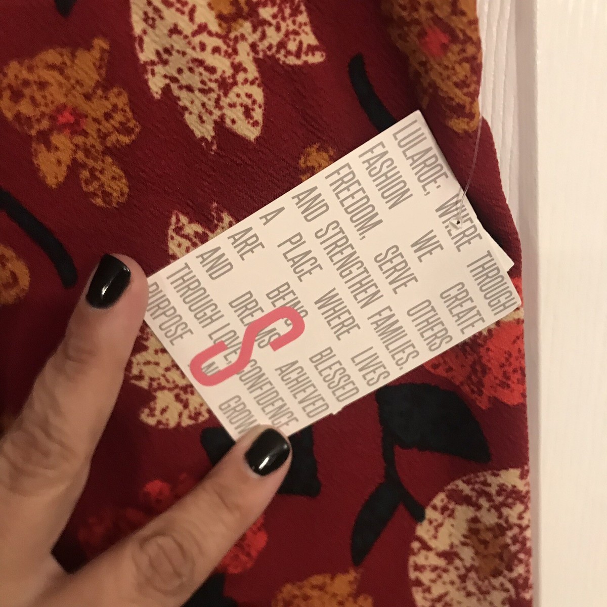 Jupe LuLaRoe Cassie - Imprimé Floral Rose Et Rouge, Taille XS, Occasion Très Bon état