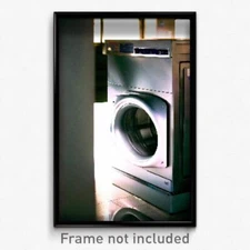 Pixel Art Poster - Urban Washing Machine (8 Bit Psychedelic Video Game Print)