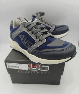 CESARE PACIOTTI US 33EU Trainers Leather Suede Italy 4US