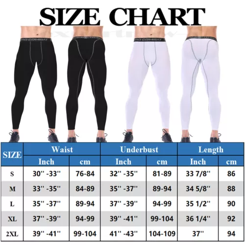 Herren Kompressions Leggings Hose Trousers Fitness Baskerball Jogginghose HEISS - Bild 2 von 24