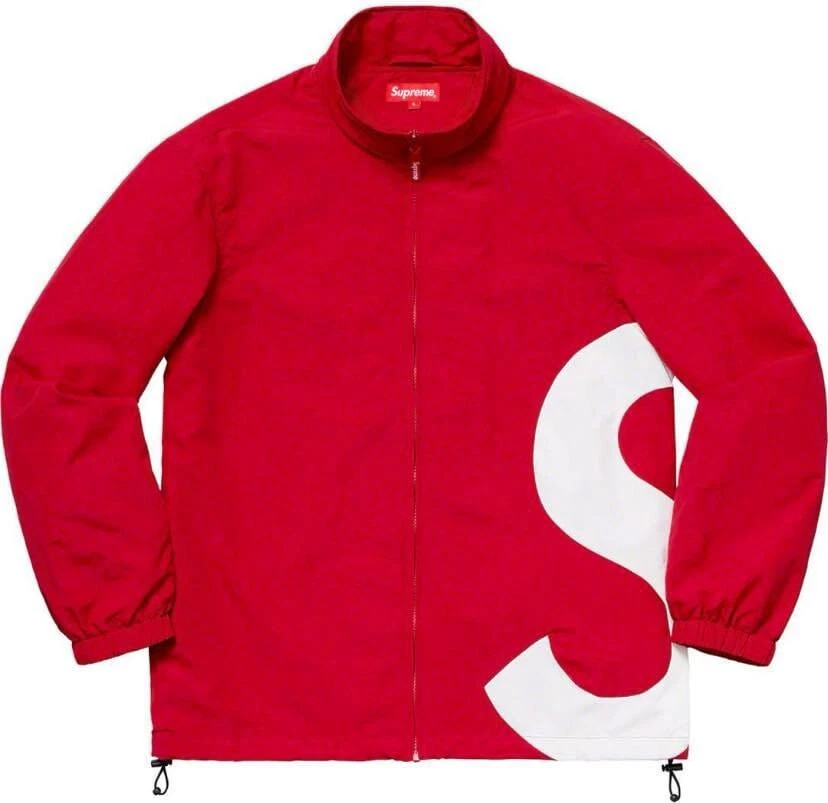 Veste de survêtement Supreme S Logo   Rouge L commande confirmée 100% AUTHENTIQUE NEUVE BLANC