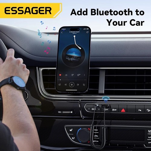 USB Bluetooth Aux Adattatore Dongle USB A Jack da 3,5 mm Audio Kit vivavoce AUT - Photo 3/8