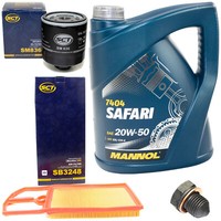 MotoröL Filter Set 20W50 5 Liter + ÖLablassschraube FüR Seat Cordoba VW Polo