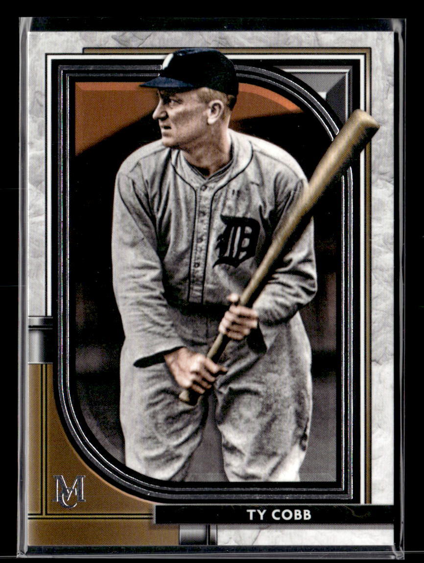 Ty Cobb - 2021 Topps Museum Collection Base #80 HOF Detroit Tigers