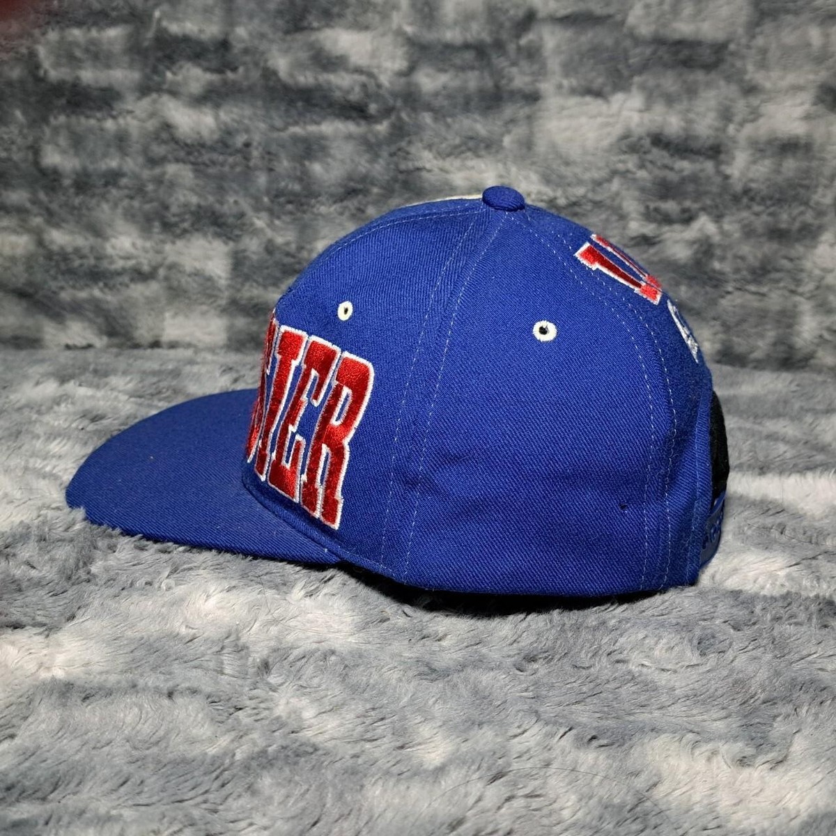 Vintage 90s New York Rangers Mark Messier SnapBack Hat NHL Hockey