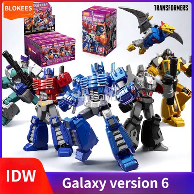 Blokees Transformers Galaxy ver 6 IDW Orion Megatron Optimus Action Figure 9pc4''