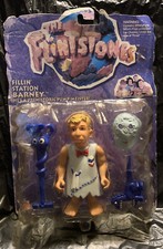 Vintage 1993 MATTEL Fillin Station Barney Flintstones Action Figure