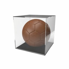 Football Display Case - 5mm Black Base 