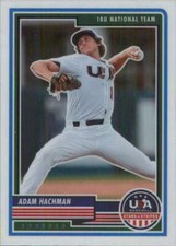 2023 Stars & Stripes Opti-Chrome #51 Adam Hachman USA Baseball 18U National Team