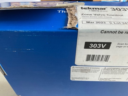 Genuine Tekmar 303V Zone Valve Control / 3 Zones w/Priority / Sealed / NEW $249 - Picture 3 of 4