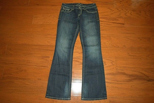 MEK DNM - 'JAKARTA-1' Boot Cut STRETCH Blue Jeans - Women Size W 31 x L 34 -NWT - Picture 2 of 8