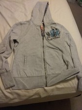 no boundaries grey zip up hoodie girls L
