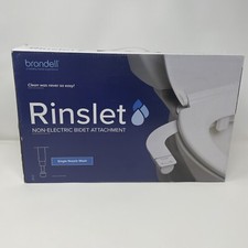 Brondell Rinslet Bidet Toilet Attachment Single Nozzle Wash Full Kit Universal