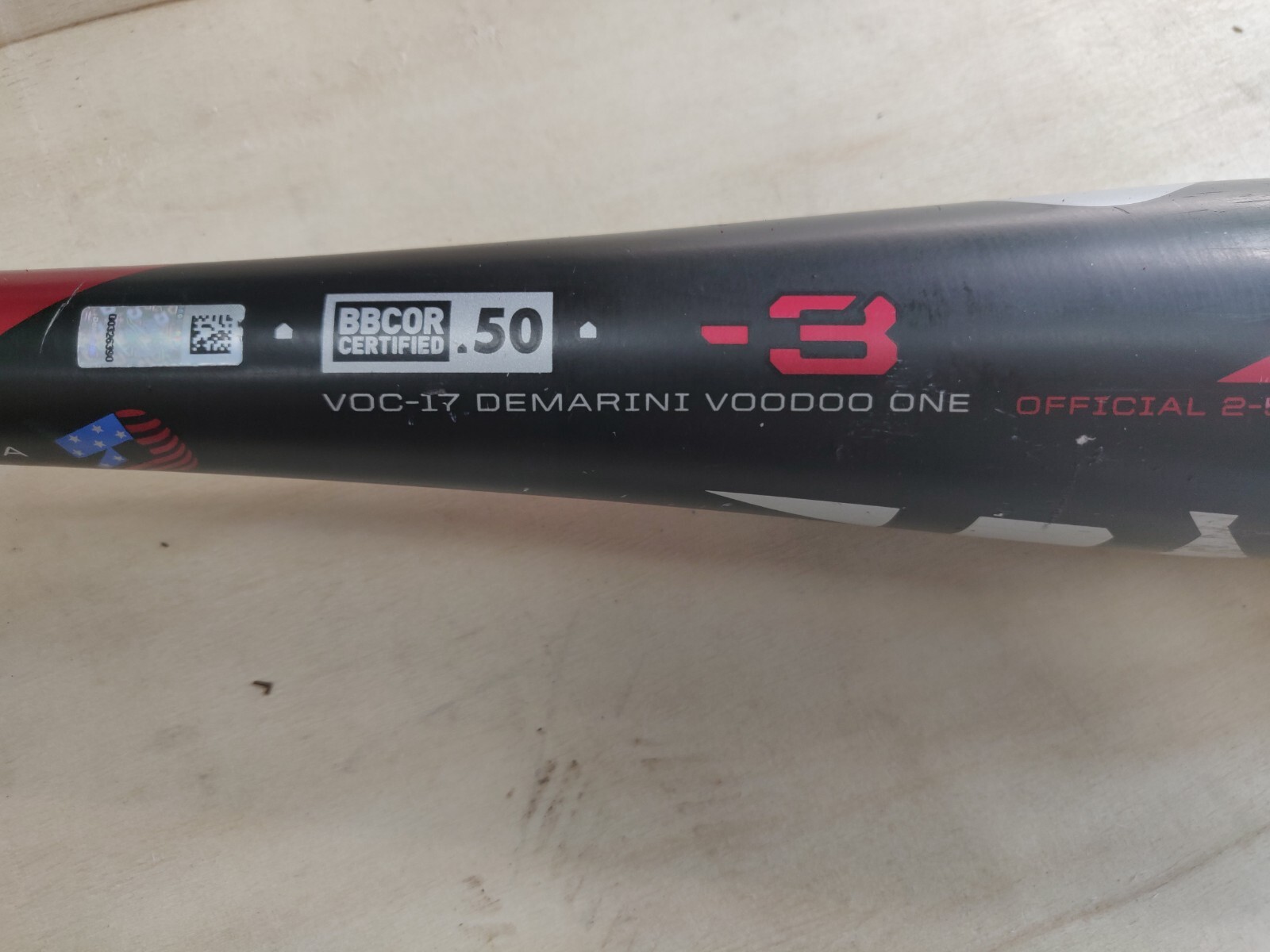 Batte De Baseball DeMarini Voodoo (-9) 31in / 22oz - Aluminium Rouge - Occasion
