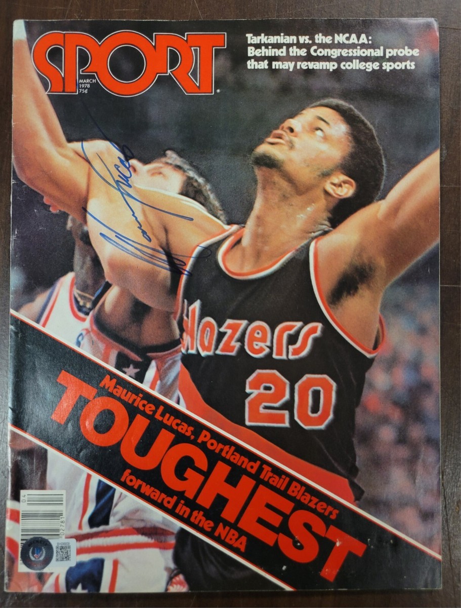 Maurice Lucas Signed Sport Magazine March 78 Portland Trailblazers