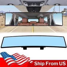 Large Wide 10.6'' Anti Glare Car Rear View Mirror Back Seat Blindspot Mirror
