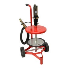AEROPULSOMETRO PNEUMATICO A BARILE INGRASSATORE PER FUSTO 25KG CON RUOTE BONEZZI