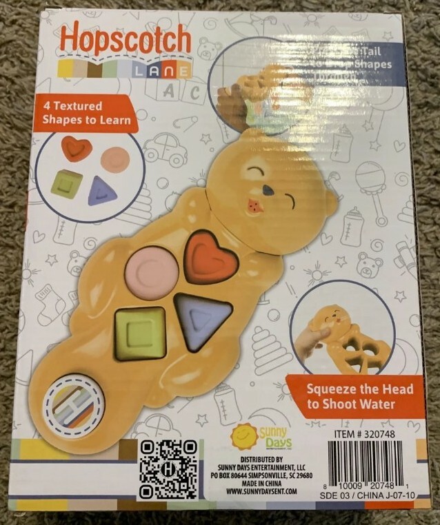 Hopscotch Lane Otter Baby Kids Bath Shape Sorter Play Time Set Learn