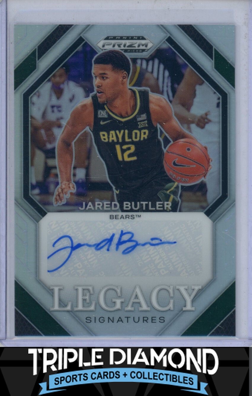 2024 Prizm Draft Picks Jared Butler Legacy Signatures Auto Silver Prizm U280