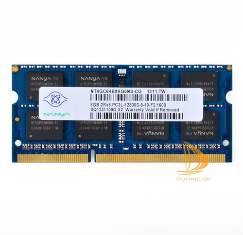 Nanya 4x 8GB 2Rx8 PC3L-12800S DDR3L 1600Mhz 1.35V SODIMM RAM Laptop Memory #DD2 - Picture 3 of 6