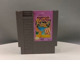 Phantom Fighter (NES, 1990) w/ NES  Dust Cover Included Tested Authentic