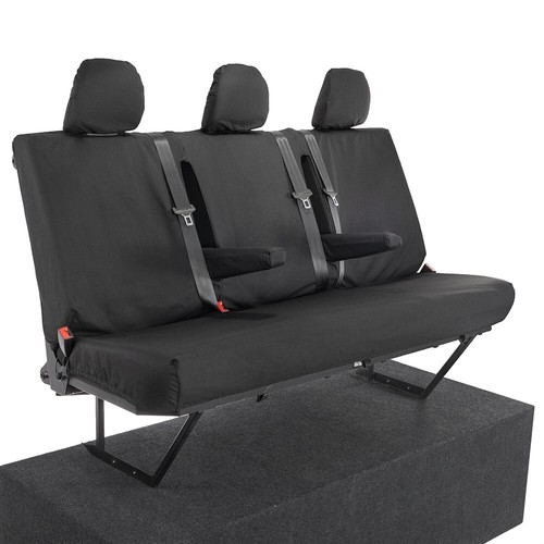 FIAT TALENTO CREW CAB SX 2016+ TAILORED WATERPROOF REAR SEAT COVERS - 189 - Picture 15 of 24