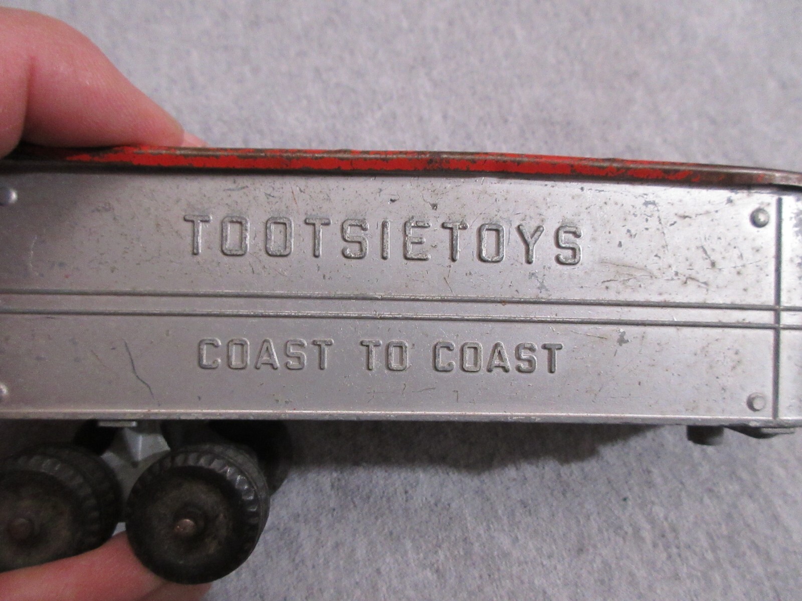 vintage Tootsie Toy semitruck and Tootsie Toy trailer lot F eBay