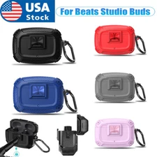 Case Cover For Beats Studio Buds Lock Earphone Bluetooth Shockproof Keychain